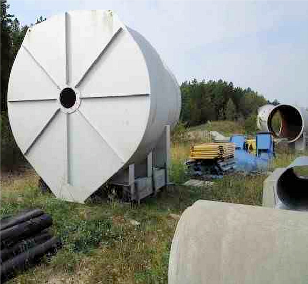 Unused Feeco 9' Dia. X 60' L Rotary Drum Dryer)